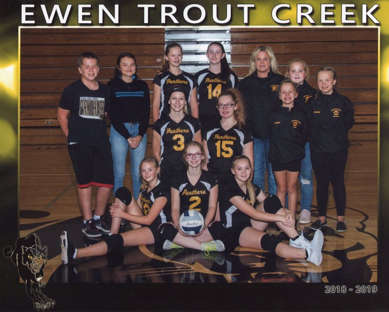 Ewen Trout Creek Junior Varsity Girls team