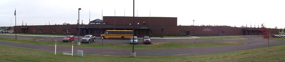 A wide angle view of the ETC School Building