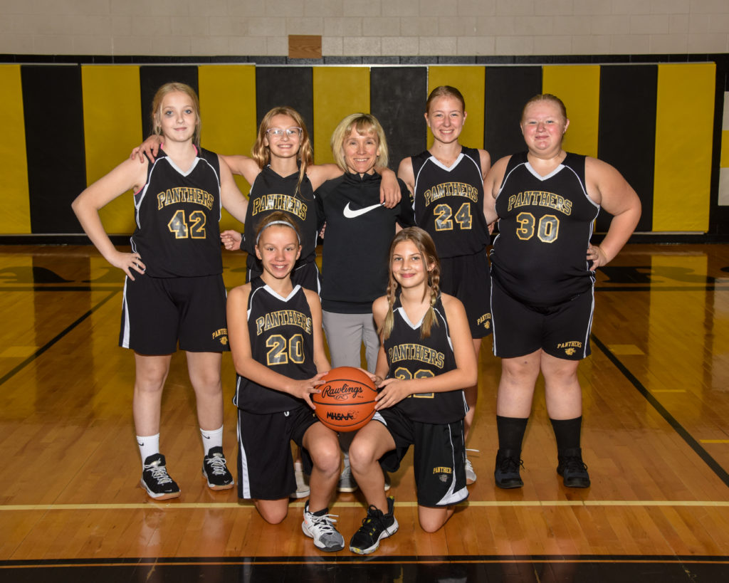 Girls junior High Basketball Team